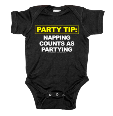 Napping Counts as Partying Onesie