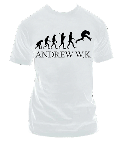 White Evolution Of Partying T-Shirt