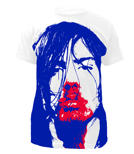 White Classic Bloody Nose Logo T-Shirt