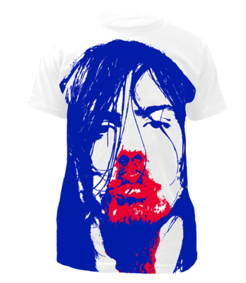 White Classic Bloody Nose Logo T-Shirt