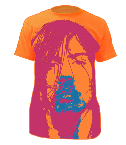 Neon Orange, Classic Bloody Nose Logo T-Shirt