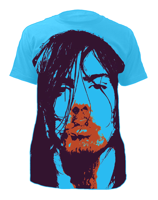 Neon Blue Classic Bloody Nose Logo T-Shirt