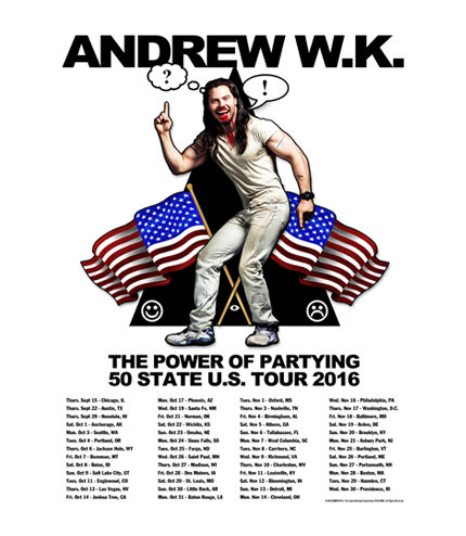 Power of Partying 2016 Tour Poster