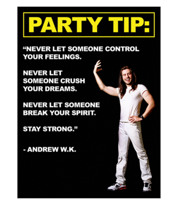 Limited Edition &quot;Stay Strong&quot; Party Tip Poster