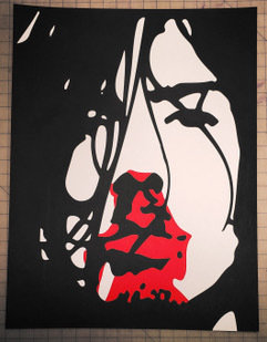 Hand Numbered AUTOGRAPHED Screen Printed Poster BLACK