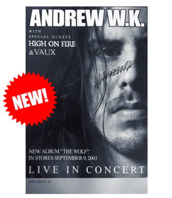 The Wolf Promo Tour Poster