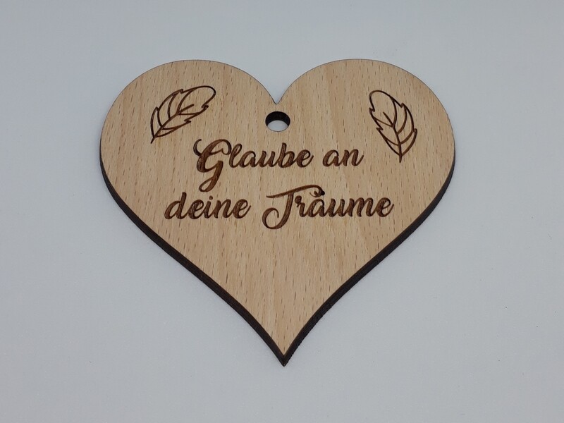 Holzanhänger aus Buche