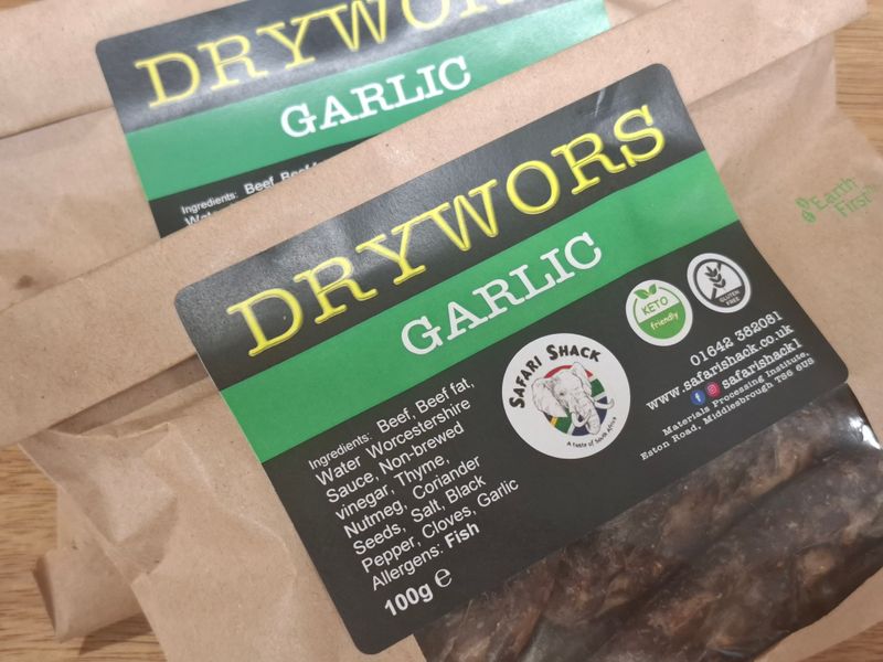 Garlic Droewors 100g (Dry Wors)