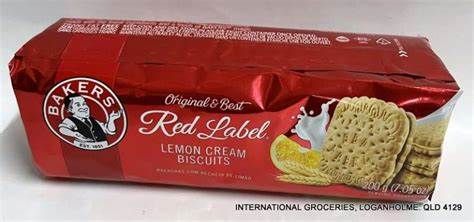 Baker&#39;s Red Label Lemon Creams 200g