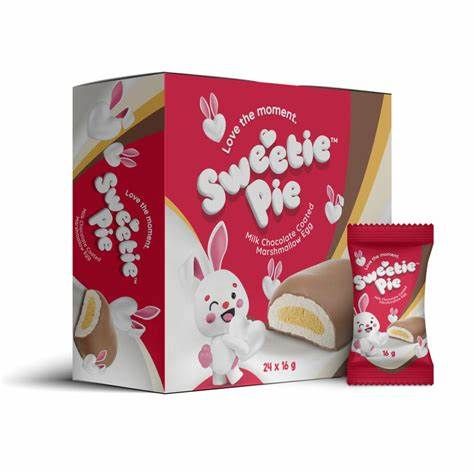 Sweetie Pie Mallow Eggs Vanilla (24 x 16g)