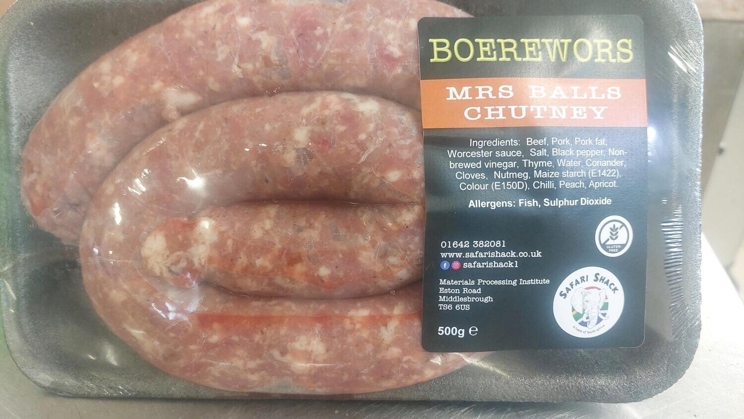 Mrs Balls Chutney Boerewors 500g