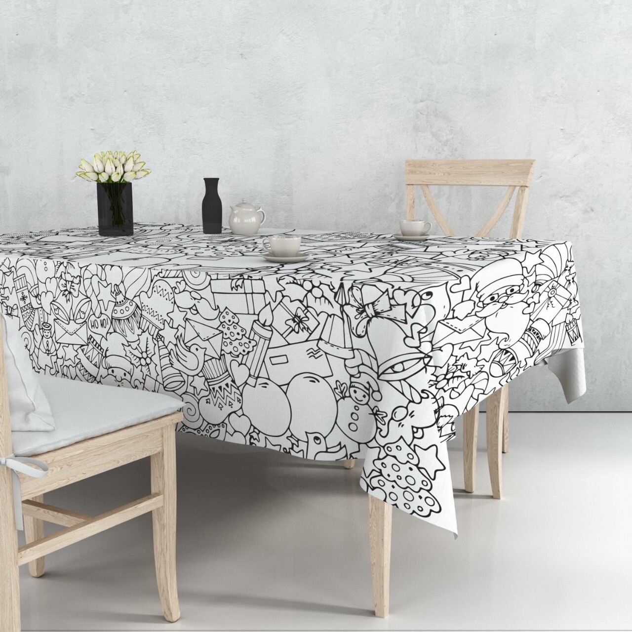 Colour-in Tablecloths