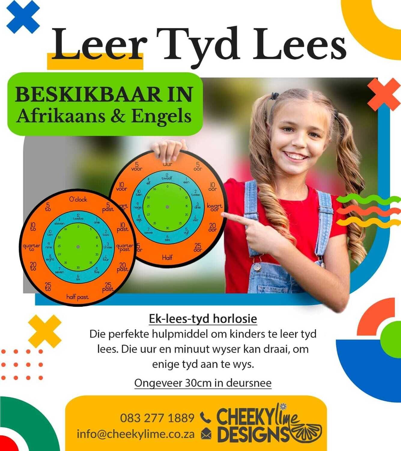 Learn to Read Time | Leer Tyd Lees