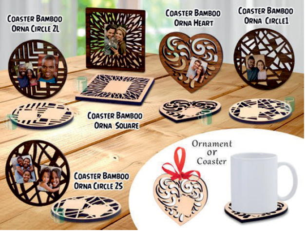 Bamboo Coaster Or Ornament