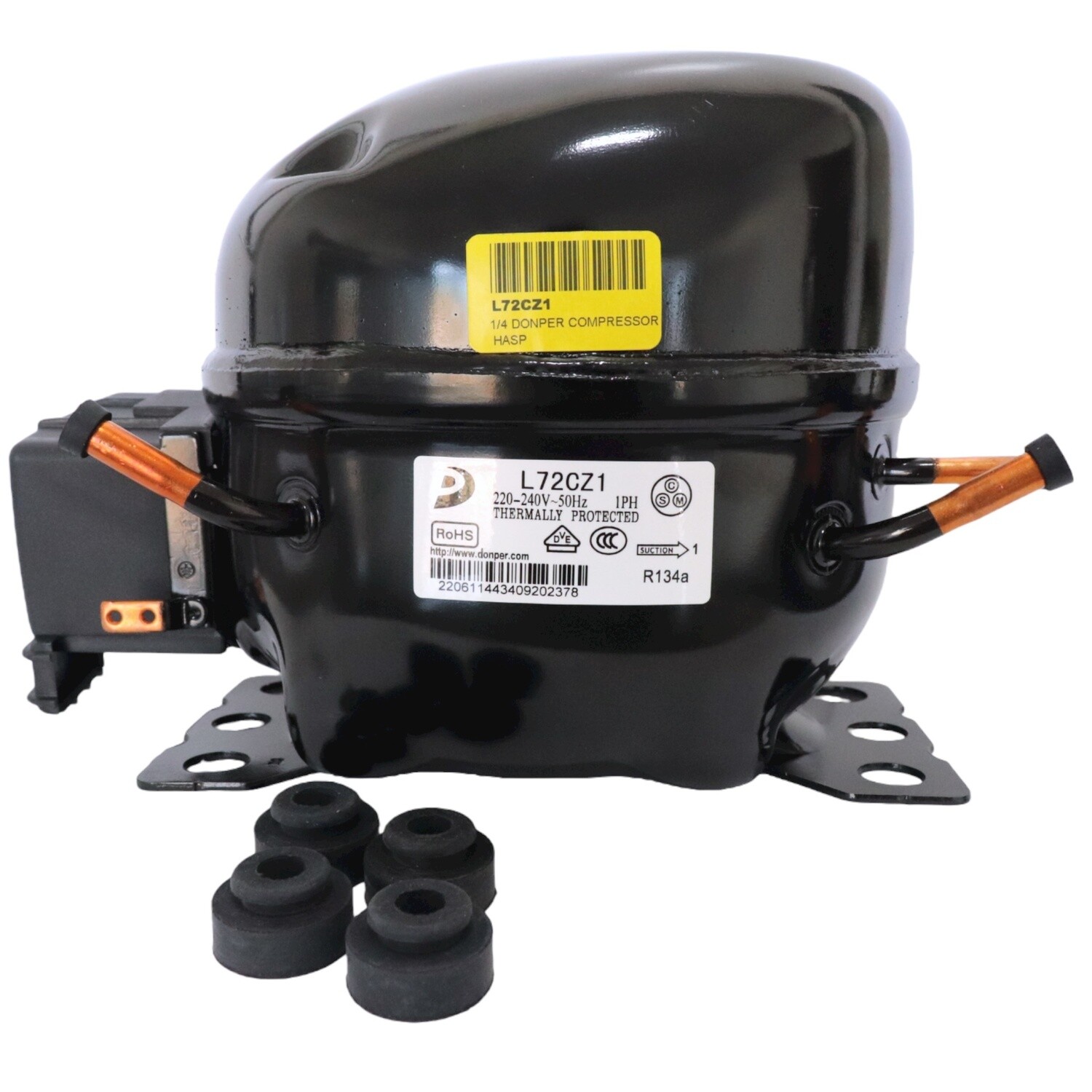 R134A 1/4 Domestic Fridge/Freezer Donper Compressor