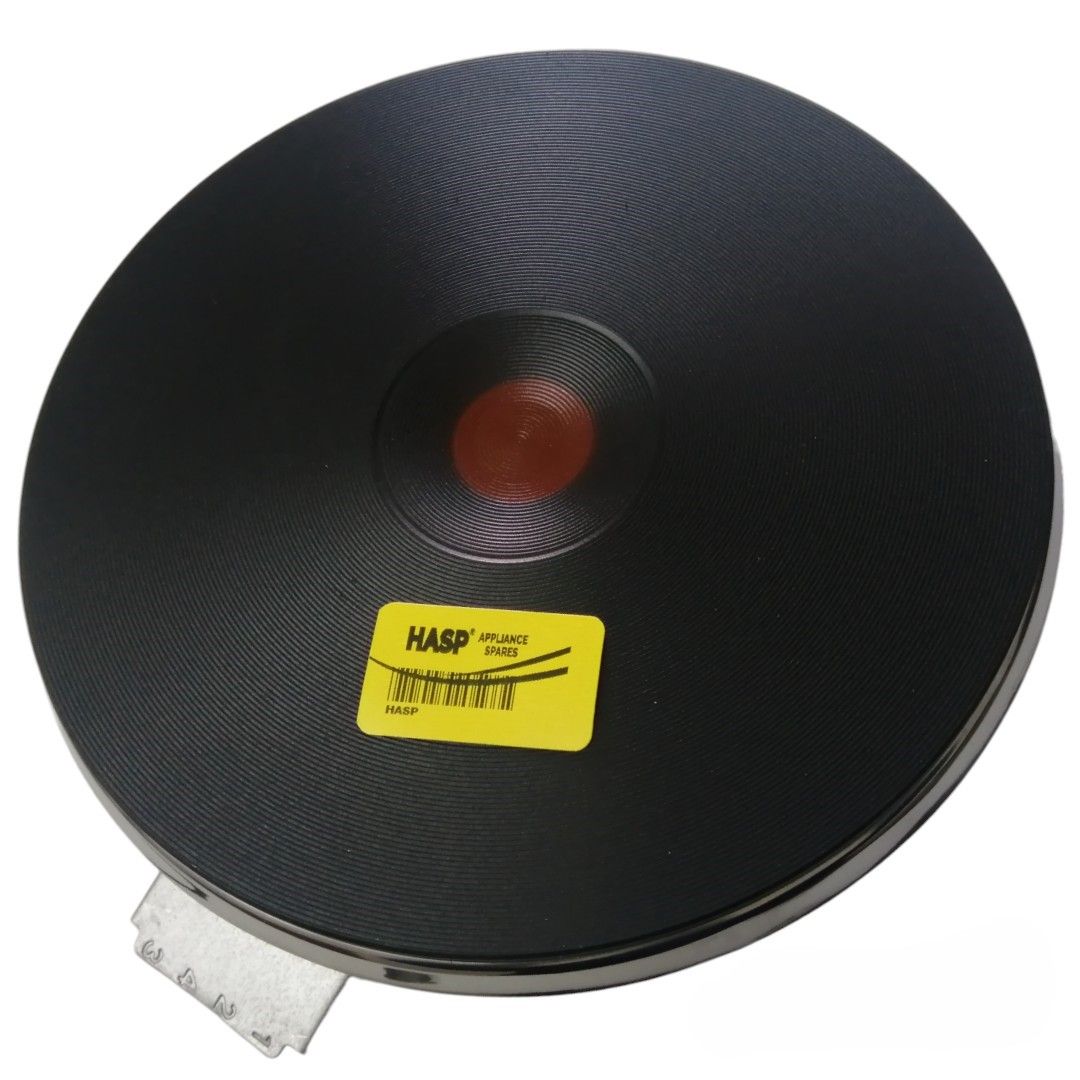 Red Dot Solid Plate 145mm 1500W Chrome Trim