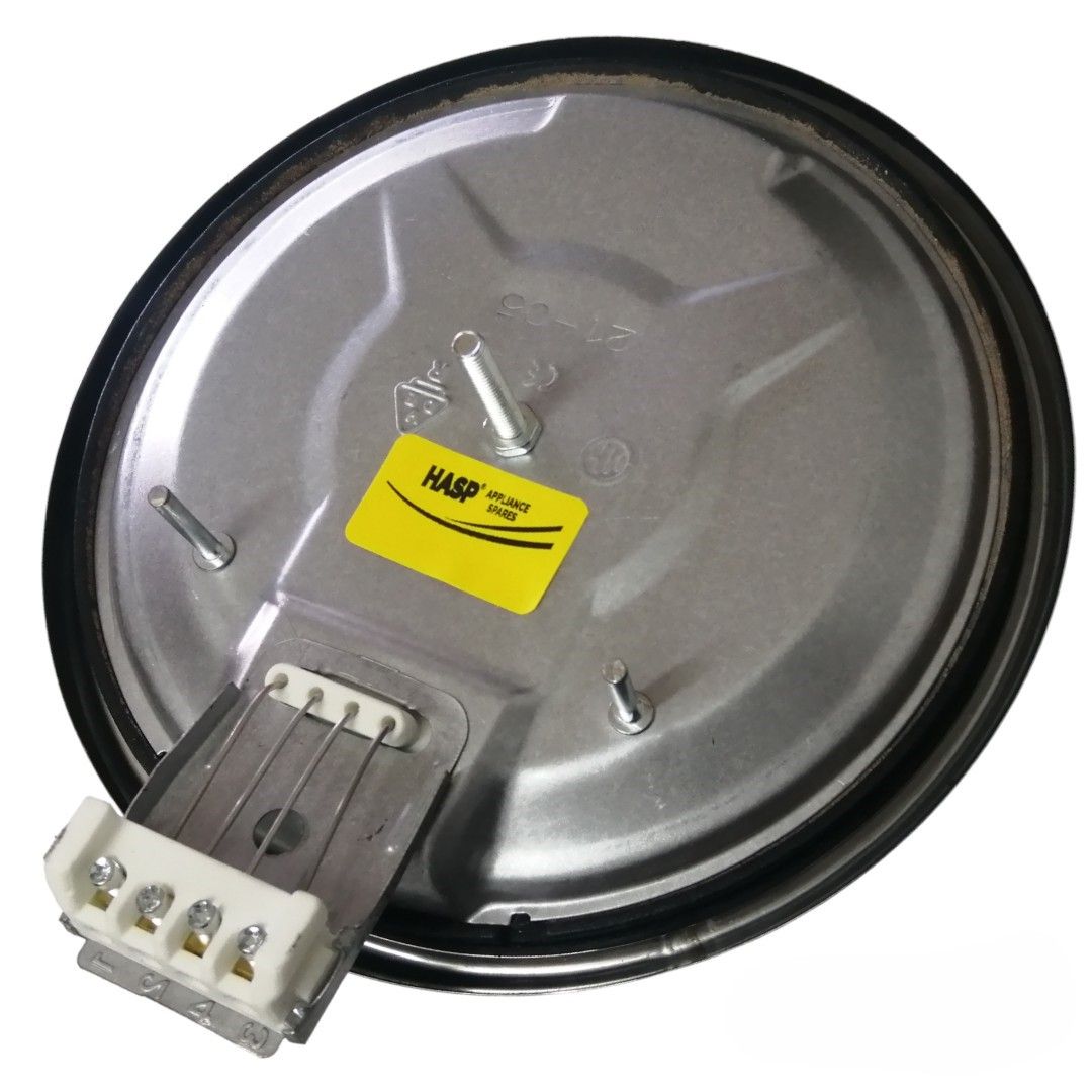 Defy Red Dot Cooking Plate Black Trim
