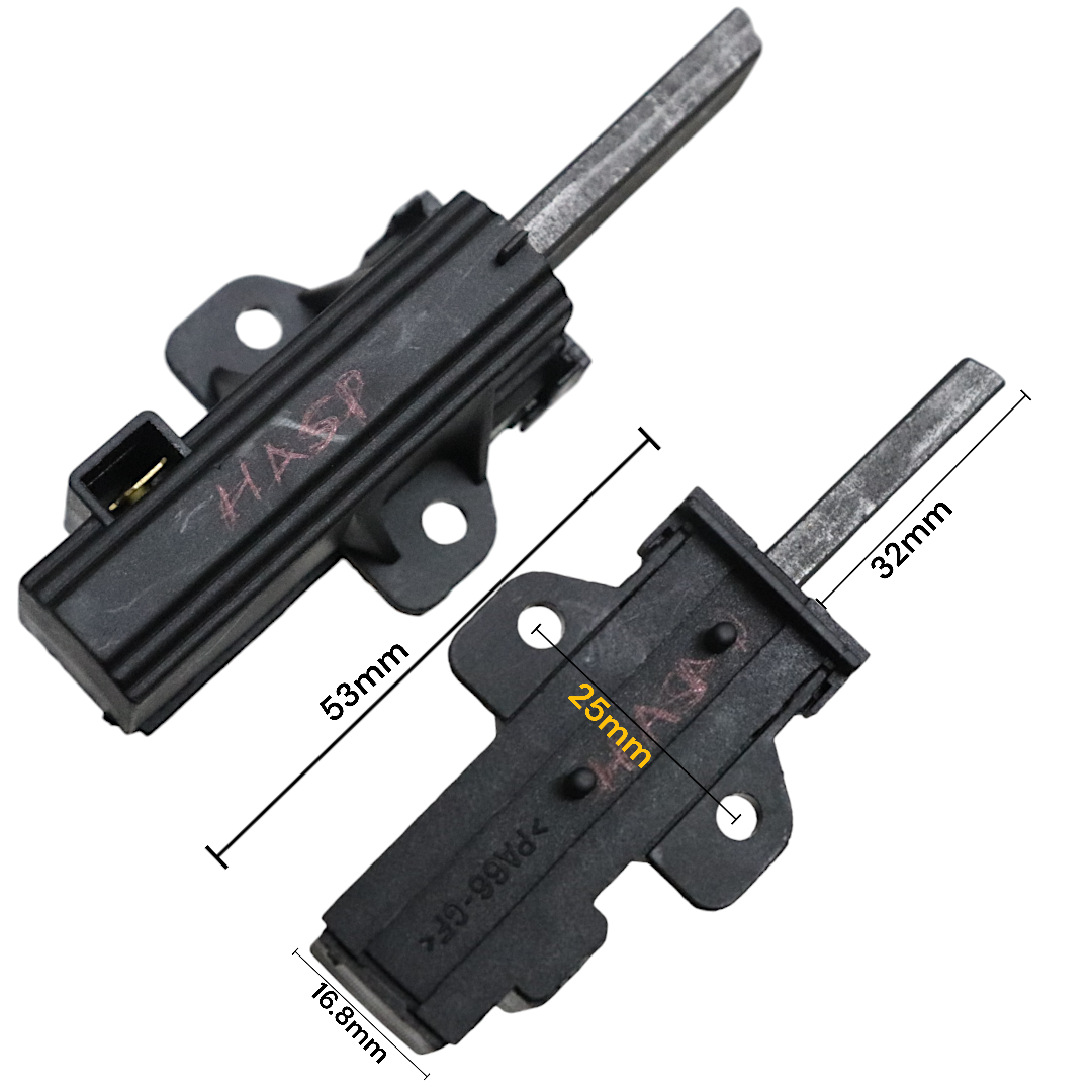 Front Loader Washing Machine Carbon Brush Set
