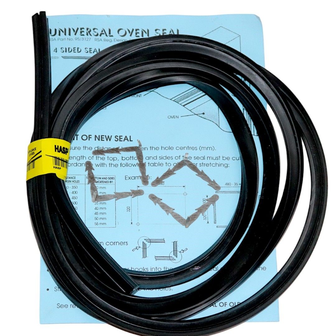 4 Sided Oven Door Seal With Four Hooks