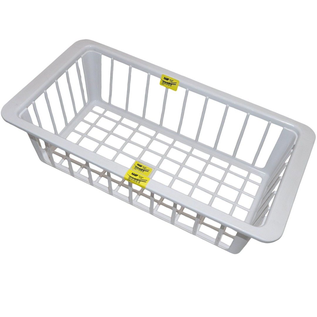 Defy White Plastic Chest Freezer Basket