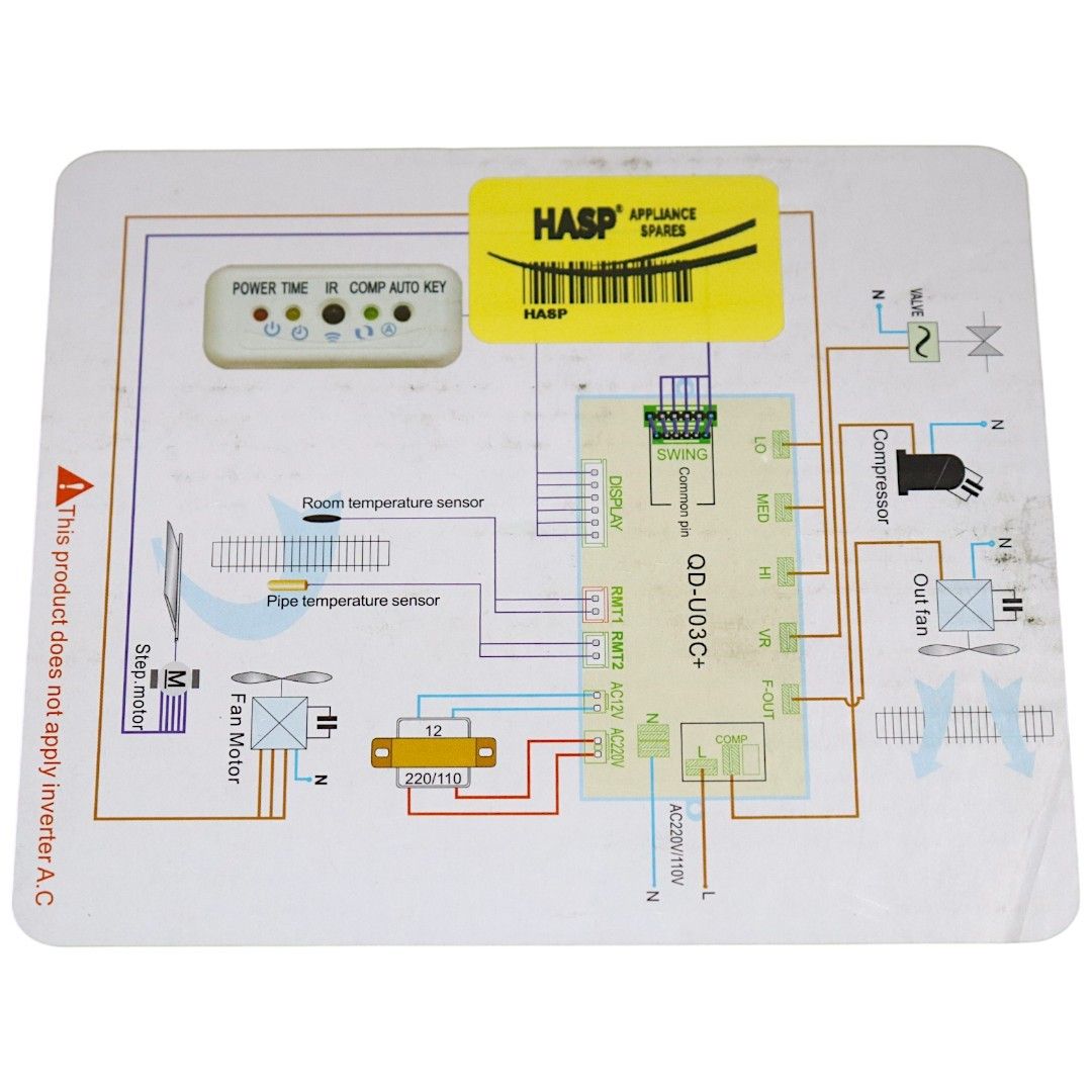 Universal Split Aircon Unit PC Board