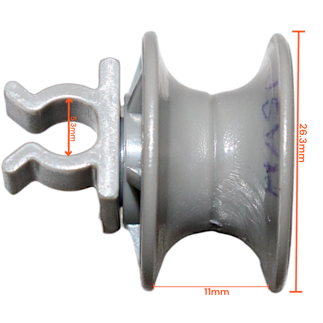 Dishwasher Upper Basket Wheel