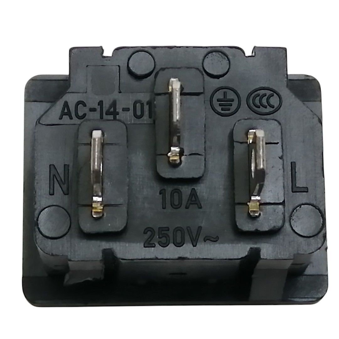 IEC C14 Male 3 Pin Connector