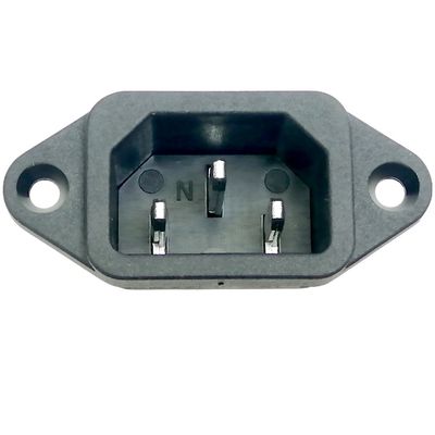 IEC320 C14 Male 3 Pin Connector