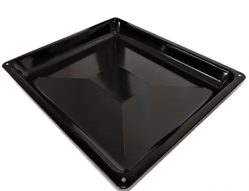 Defy Oven Roast Pan Enamel Black Slimline 600 Series