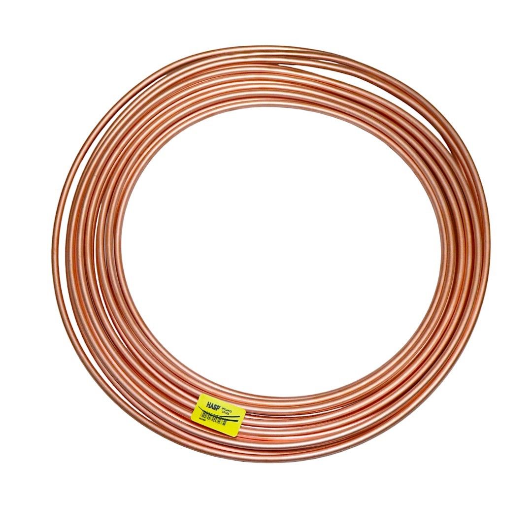 Soft Drawn Copper Pipe 1/4 15m Roll
