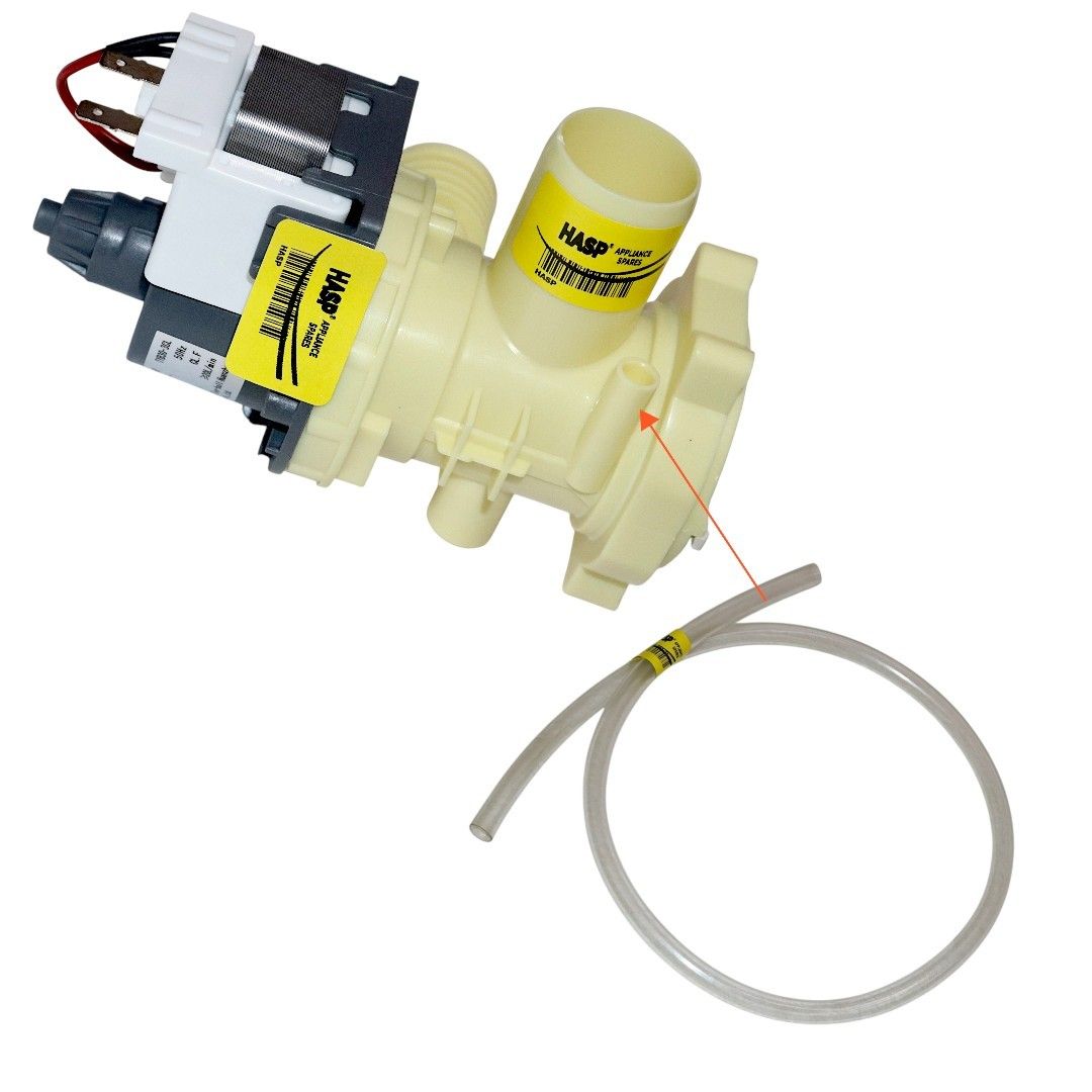 Defy Washing Machine Drain Pump Clear Overflow Hose