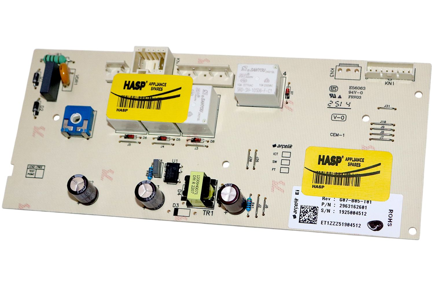Defy Tumble Dryer Pc Board 2963162601, 070690D