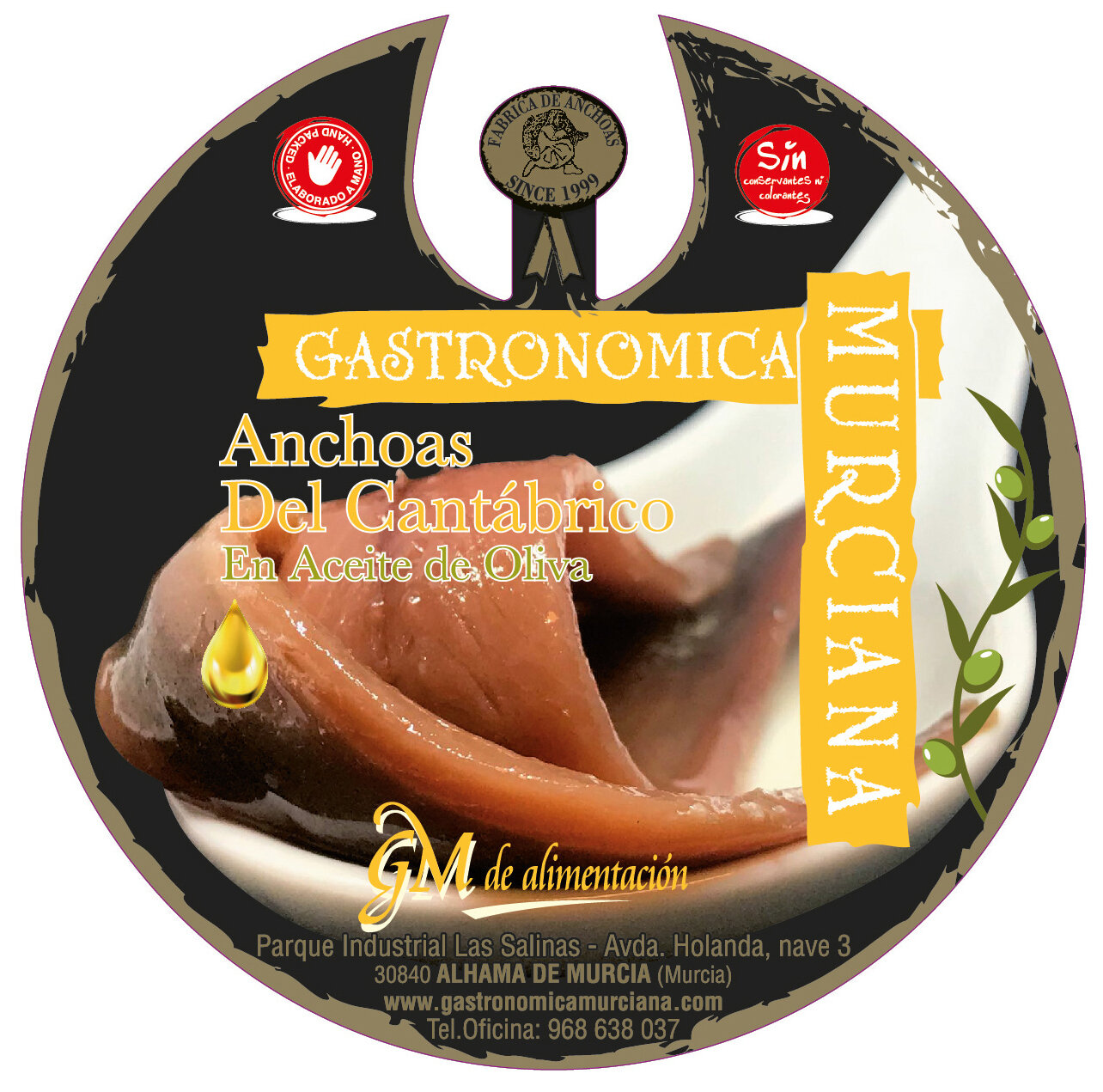 Anchoa en aceite 12-14 filetes