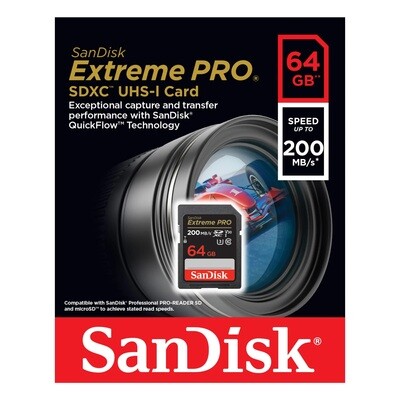 SanDisk Extreme PRO 200Mbps SDHC And SDXC UHS-I Card