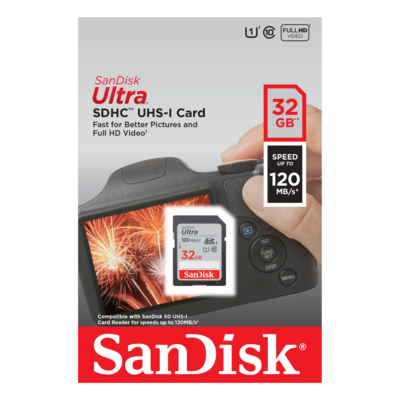 SanDisk Ultra 120Mbps SDHC UHS-I Card and SDXC UHS-I Card