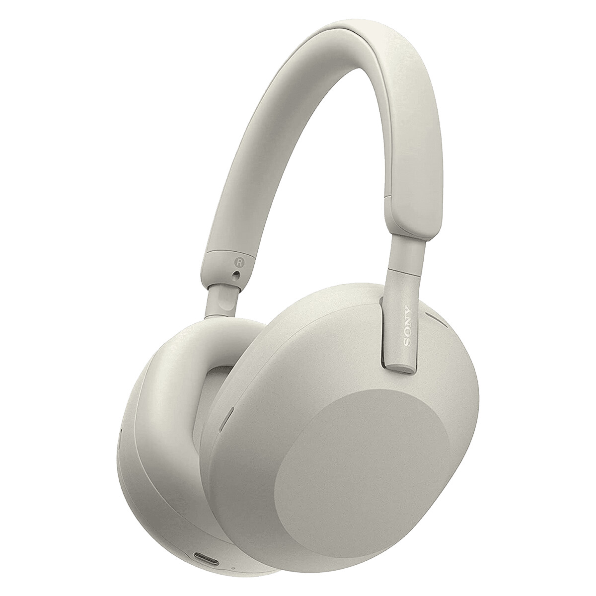 Sony WH-1000XM5 Noise-Canceling Wireless Over-Ear Headphones, Color: Silver