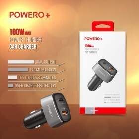 Powero+ 100w Max PowerThunder Car Charger