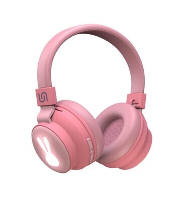 Porodo Soundtec kids Wireless Over-Ear Headphone Pink