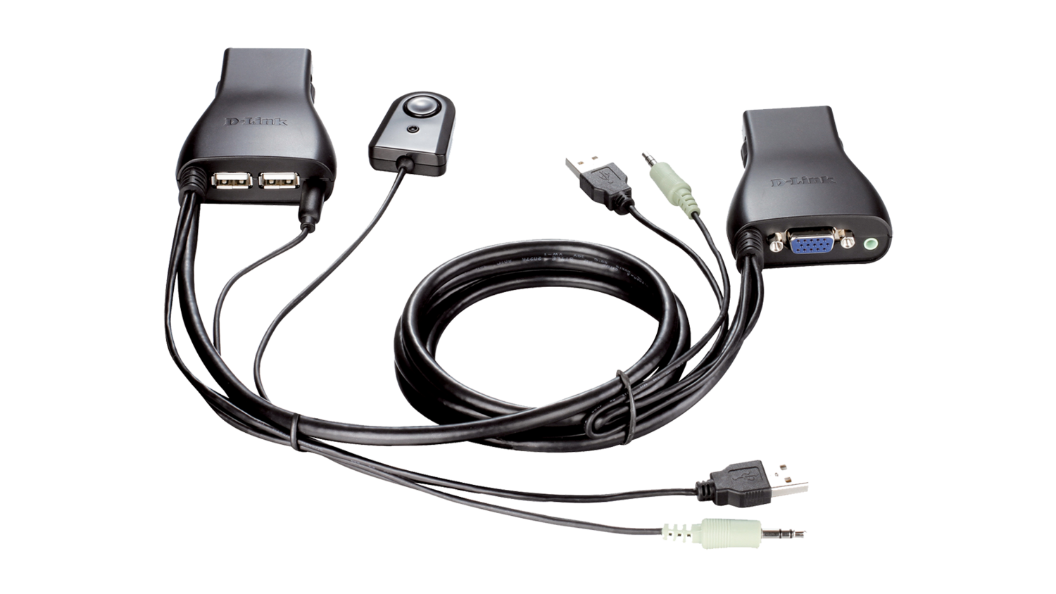 DLink 2 Port USB KVM Switch with Audio Support