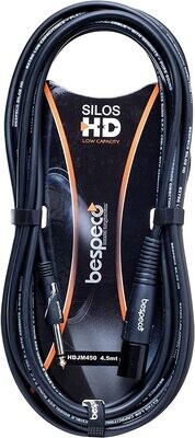 Bespeco HDJM450 4.5 Meter XLR Male to Jack Male Cable