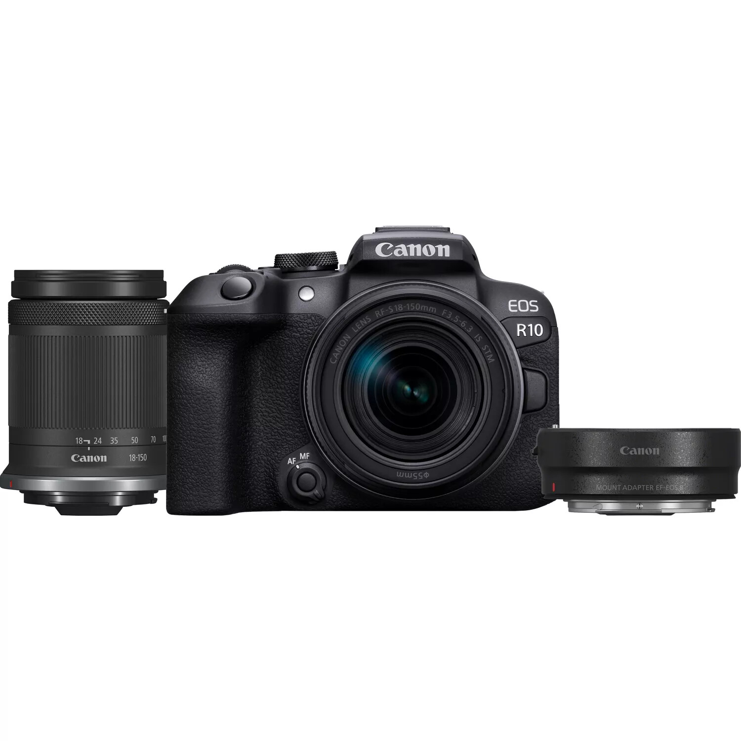 Canon EOS R10 + 18150mm Lens + Mount Adapter