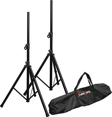 Bespeco SH80NP Two Speaker Stands with Pouch