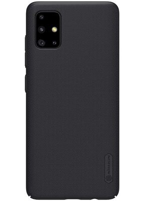 Nillkin Frosted Shield Ultra Thin Hard Plastic Back Cover Case for Samsung Galaxy A51 (Black)