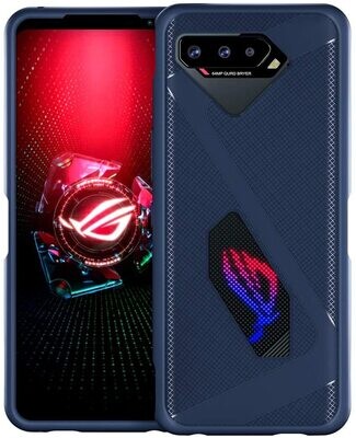ASUS ROG Phone 5 Cover Silicone and TPU Cover Case - Blue