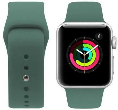 Porodo Silicone Band For Apple Watch , 44Mm / 42Mm - Green