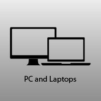الحواسيب المكتبية والمحمولة