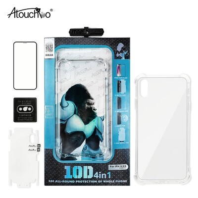 Atouchbo 10D 4 in 1 360 All-Round Protection Case for iPhone 11 Pro (5.8&quot;)