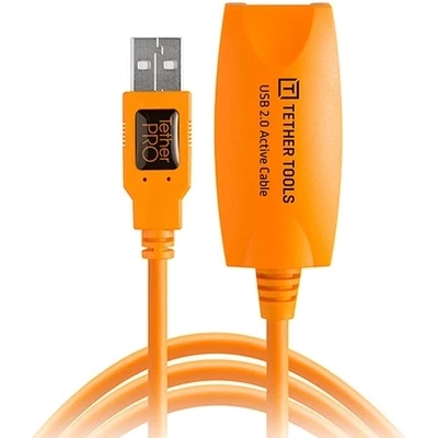 Tether Tools TetherPro USB 2.0 Active Extension Cable (16&#39;, Orange)