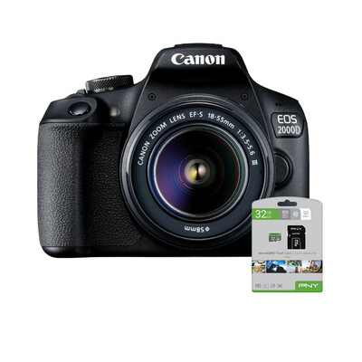 Canon EOS 2000D with 18-55mm III Lens