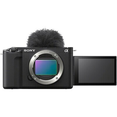 Sony ZV-E1 Full-Frame Vlog Camera Body with Extra Sony Battery + Sony 32Gb Tough SD Card + Lowepro Bag
